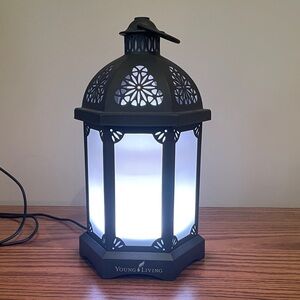 Young Living essential oils black diffuser lantern